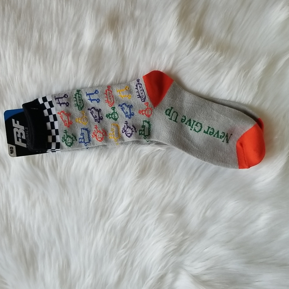 FBF Original Never Give Up Socks.